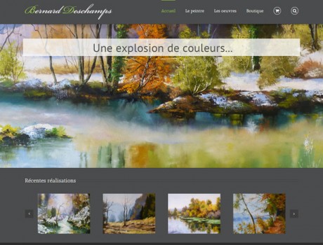 Site internet d’un artiste peintre